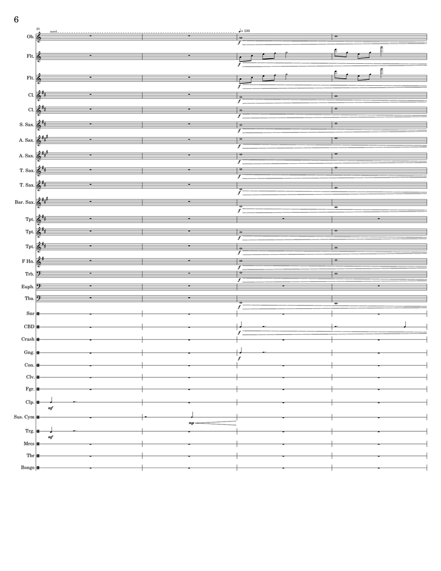 Wanderlust Wanderlust Concert Band scores gallery preview page 6