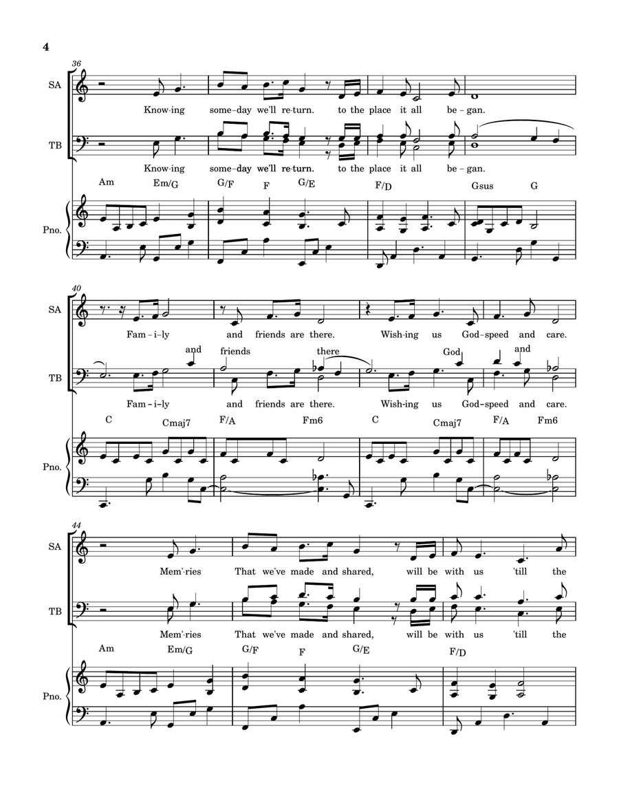 Into the Great Unknown Into the Great Unknown 4-Part scores gallery preview page 4