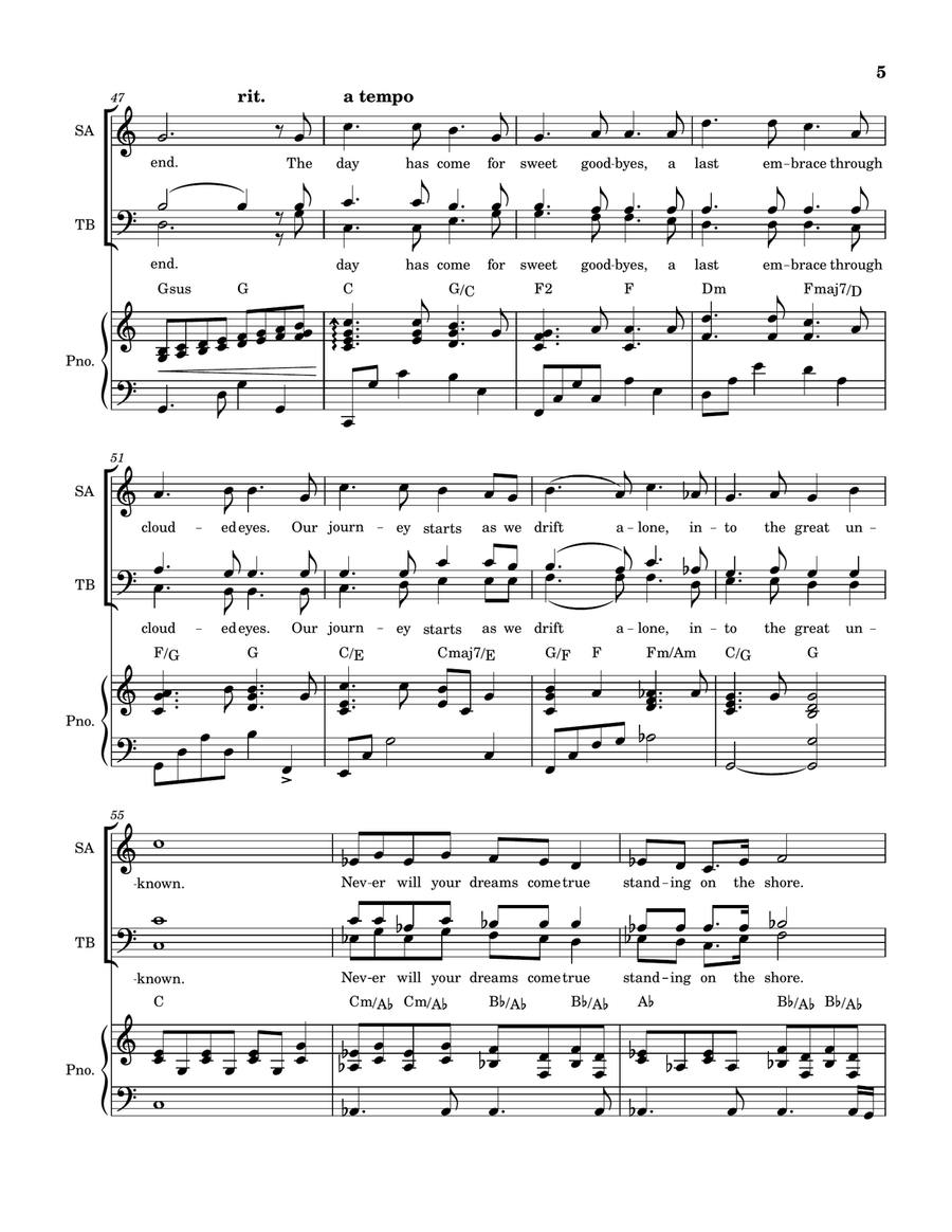 Into the Great Unknown Into the Great Unknown 4-Part scores gallery preview page 5