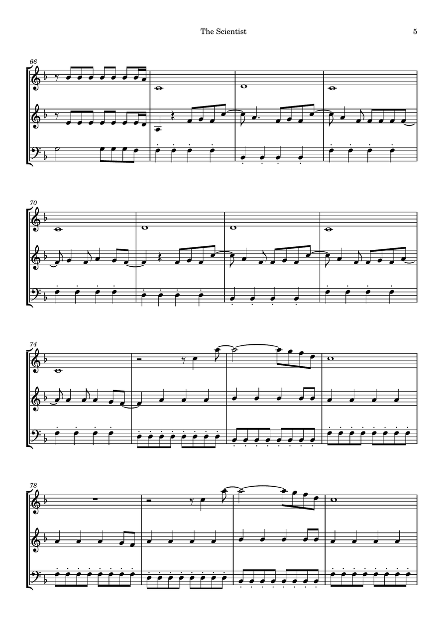 The Scientist The Scientist String Trio scores gallery preview page 5