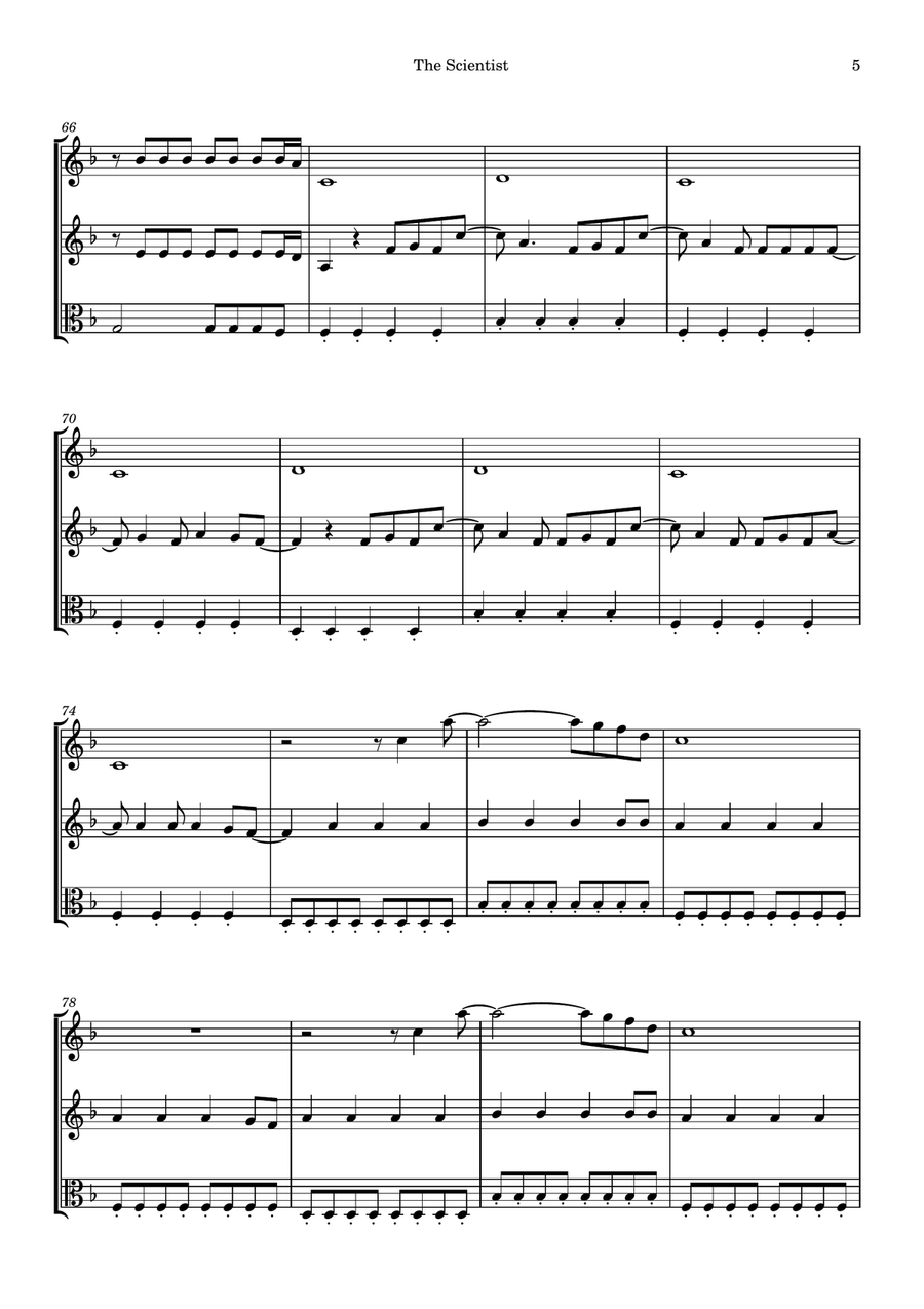 The Scientist The Scientist String Trio scores gallery preview page 5