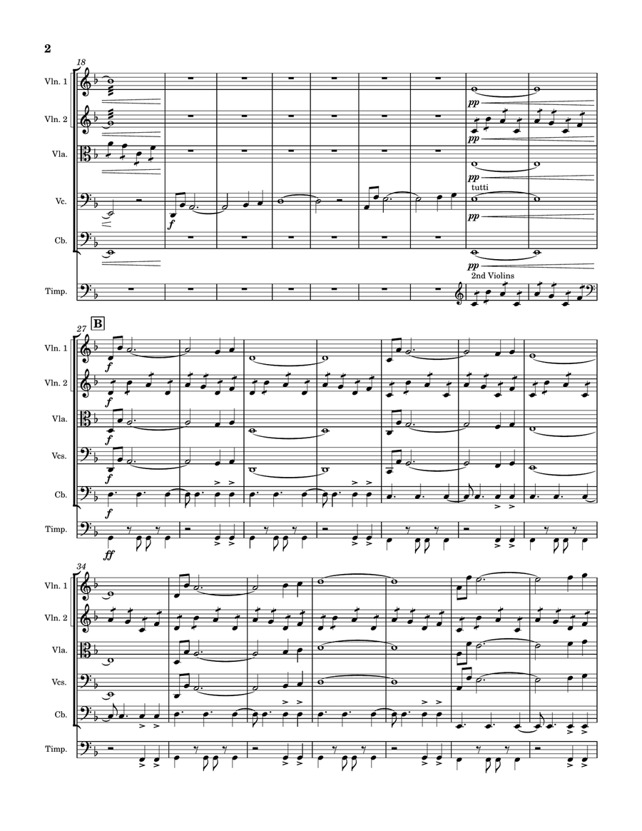 Assassin's Creed III Main Title String Orchestra scores gallery preview page 2
