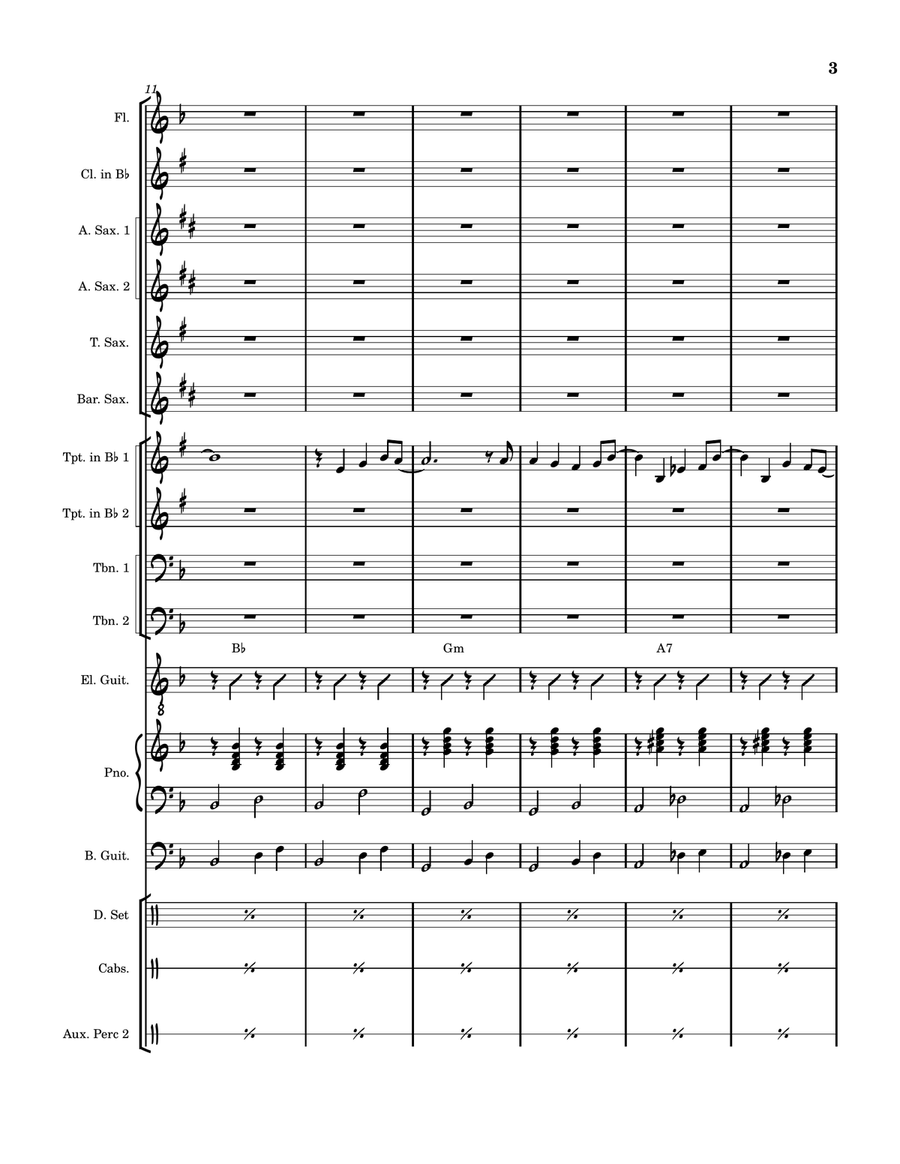 Nunca Es Suficiente Nunca Es Suficiente Jazz Ensemble scores gallery preview page 3