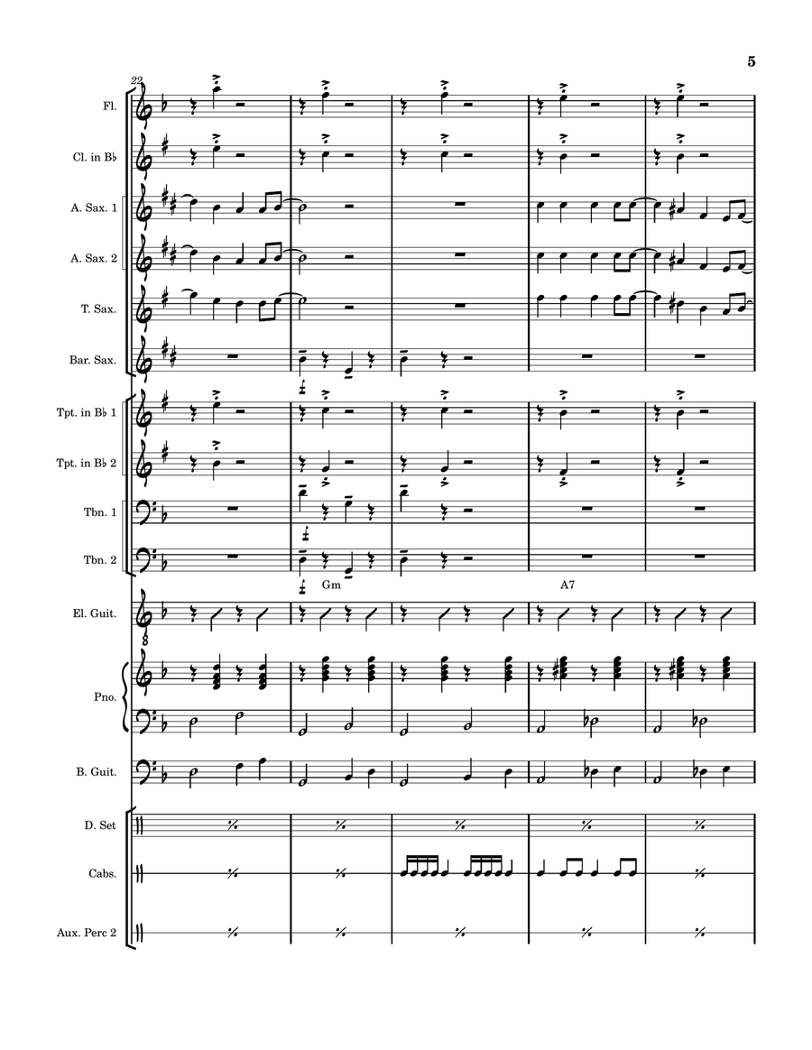 Nunca Es Suficiente Nunca Es Suficiente Jazz Ensemble scores gallery preview page 5