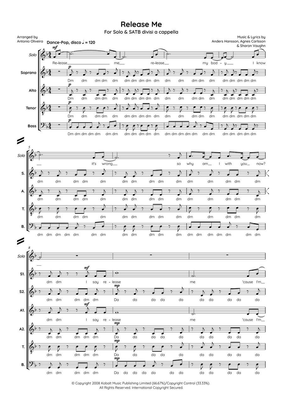 Release Me Release Me Divisi scores gallery preview page 2