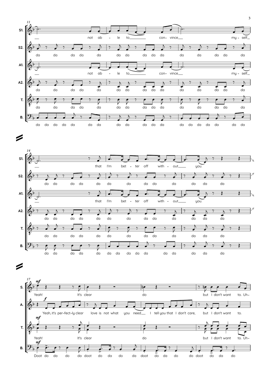 Release Me Release Me Divisi scores gallery preview page 3