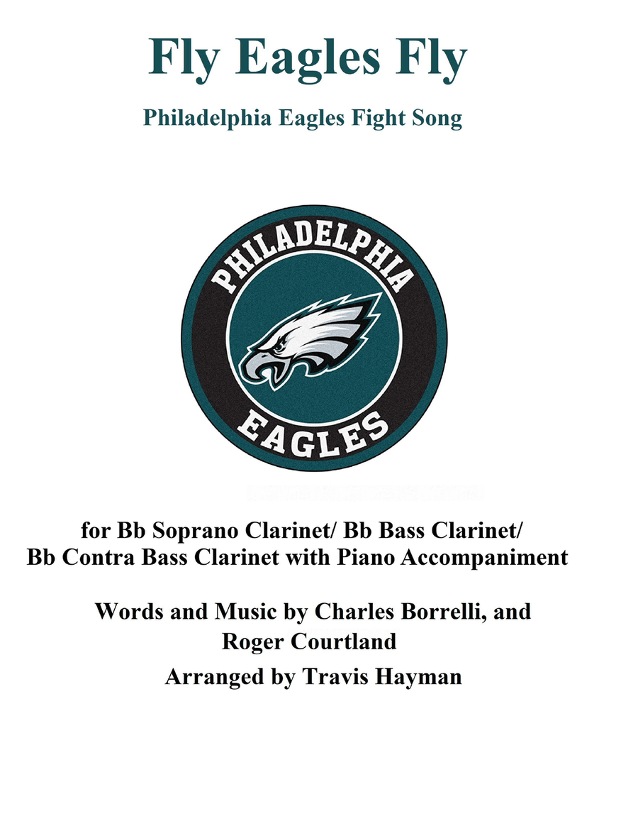 Fly Eagles Fly - for Bb Soprano Clarinet/Bb Bass Clarinet/ Bb Contrabass Clarinet with Piano Accomp B-Flat Clarinet scores gallery preview page 1