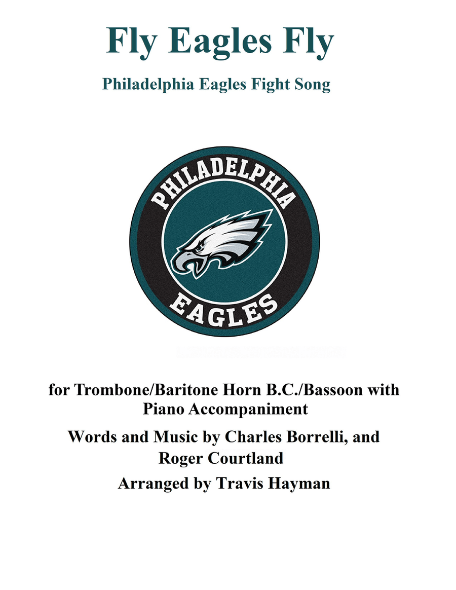 Fly Eagles Fly - for Trombone/Baritone Horn B.C./Bassoon with Piano Accompaniment Bassoon scores gallery preview page 1