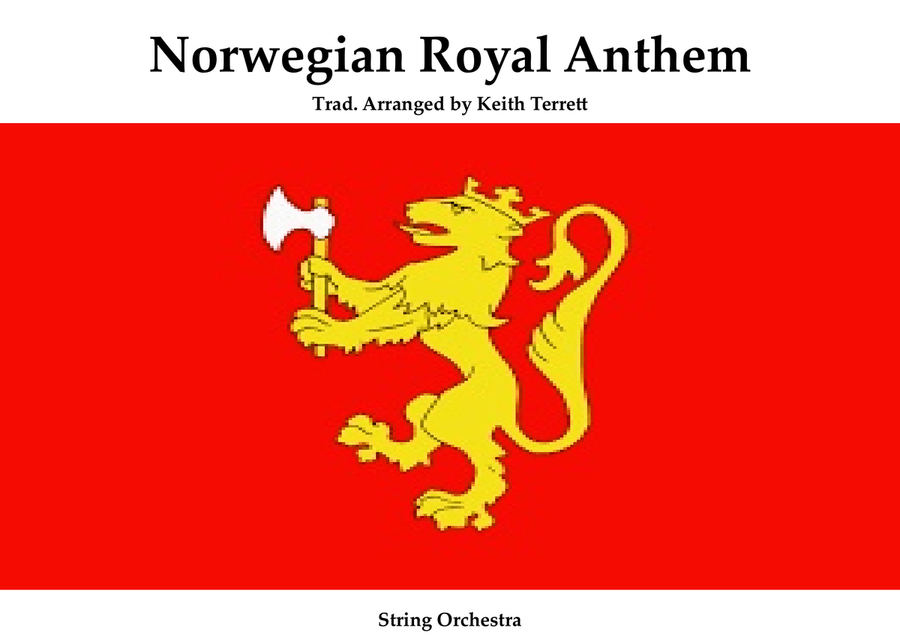 Norwegian Royal Anthem for String Orchestra String Orchestra scores gallery preview page 1