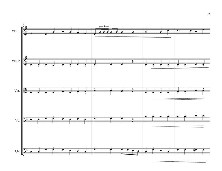 Northern Mariana Islands Local Anthem for String Orchestra String Orchestra scores gallery preview page 3