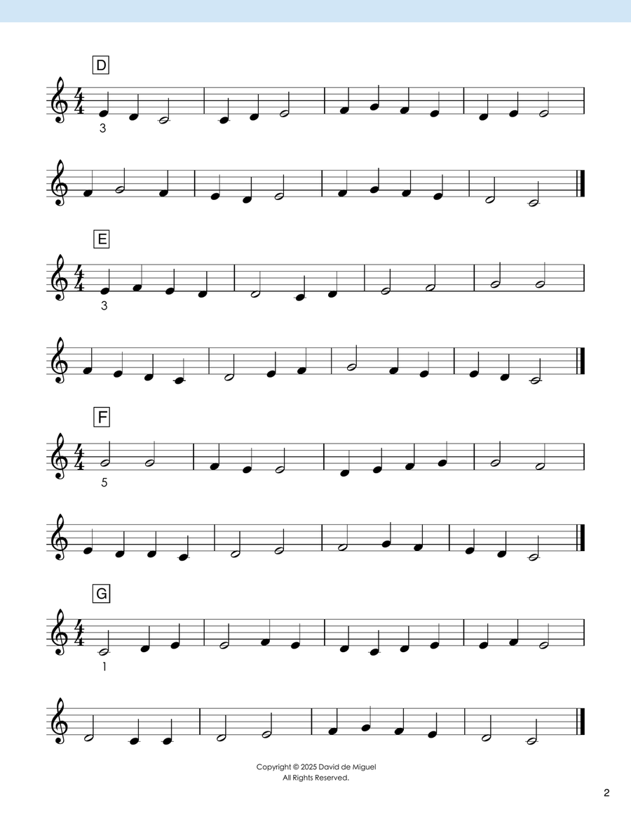 Sight-Reading Challenge For Pianists Volume 1 Piano Method scores gallery preview page 6