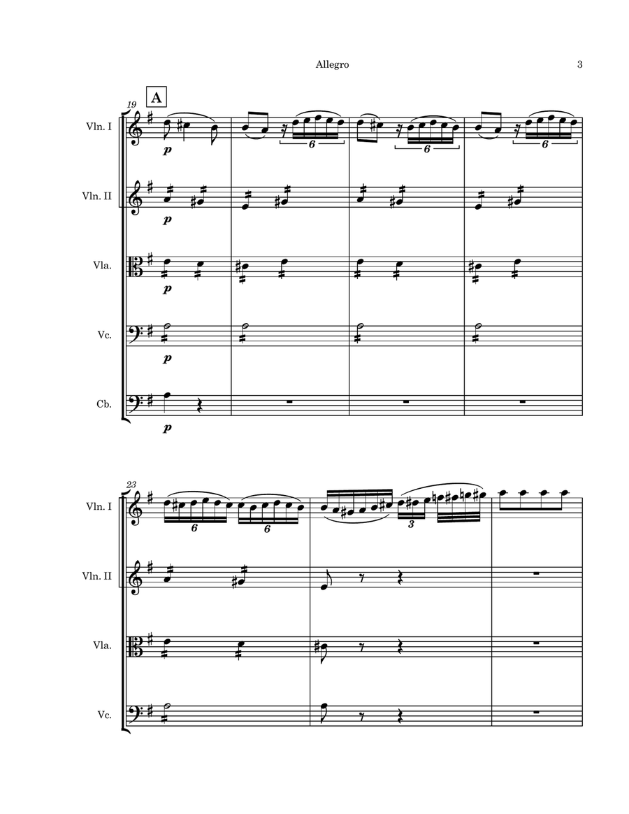 Piano Sonata No. 10 in G Major, Op. 14, No. 2 String Orchestra scores gallery preview page 5