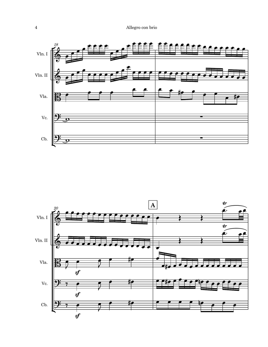 Piano Sonata No. 3 in C Major, Op. 2, No. 3 String Orchestra scores gallery preview page 6