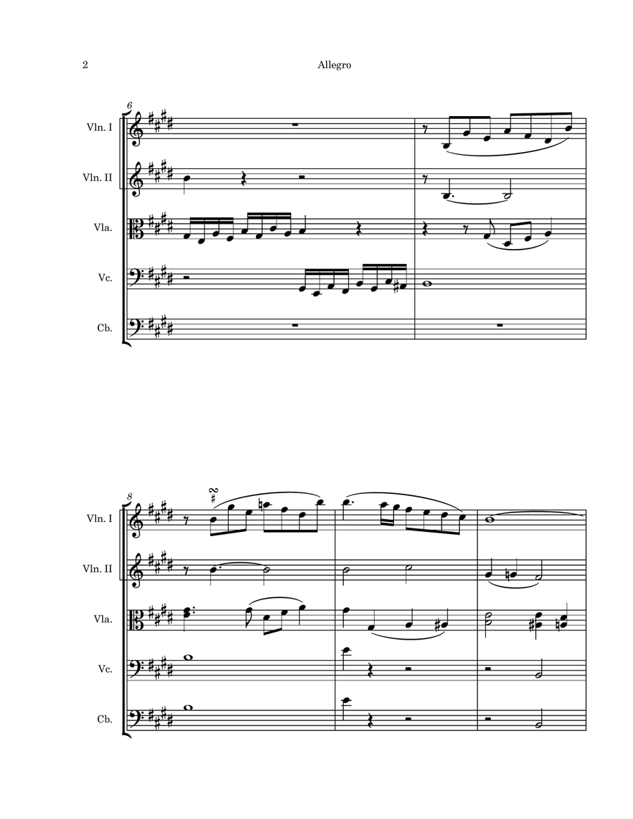 Piano Sonata No. 9 in E Major, Op. 14, No. 1 String Orchestra scores gallery preview page 4