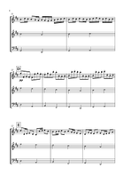 Pachelbel - Canon in D (for 2 Flutes and Cello) Small Ensemble scores gallery preview page 4