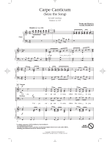 Carpe Canticum (Seize The Song)