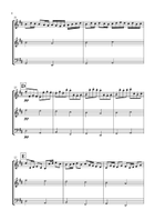 Pachelbel - Canon in D 2 (for 2 Flutes and Trombone) Flute Duet scores gallery preview page 4