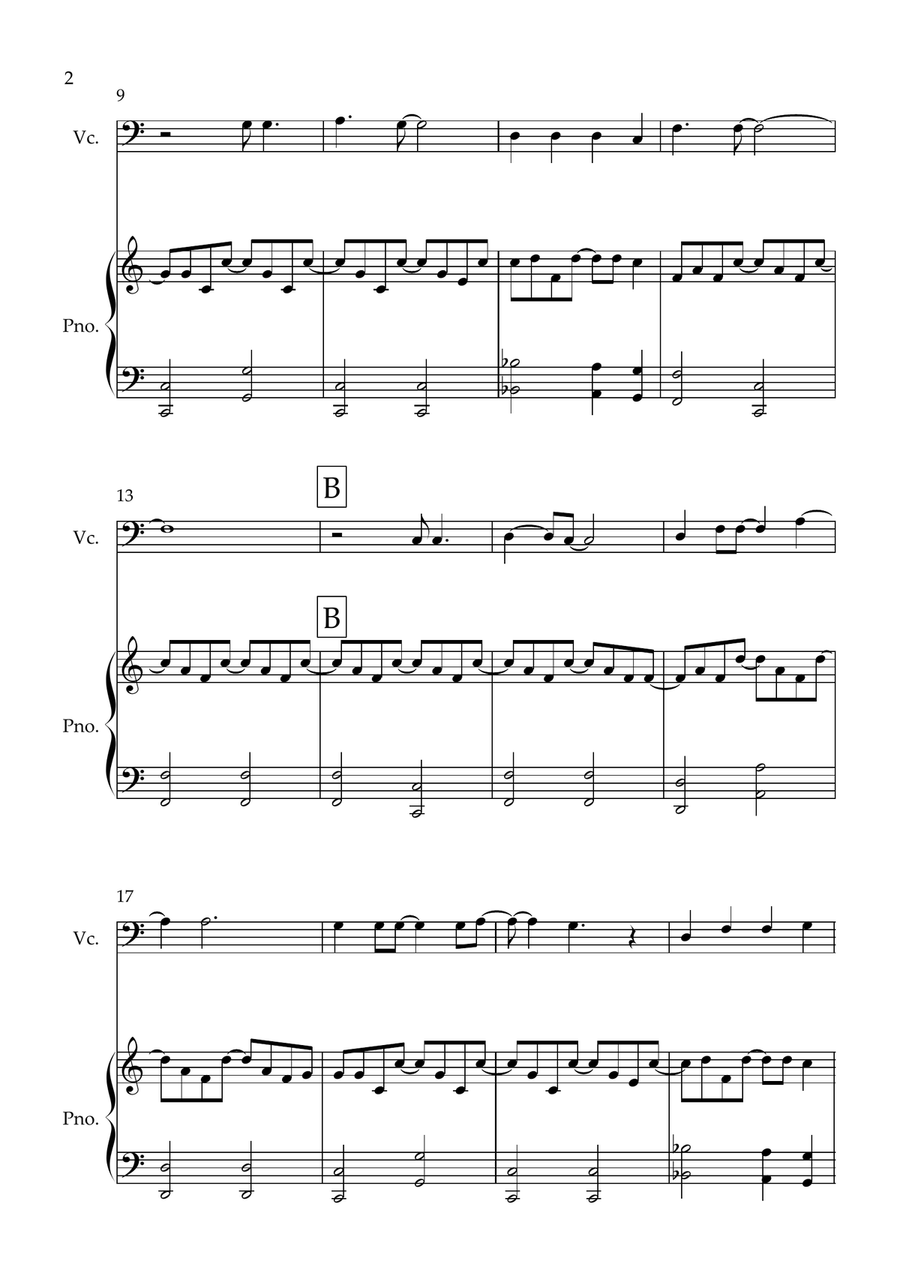 Take Me Home, Country Roads Piano scores gallery preview page 2