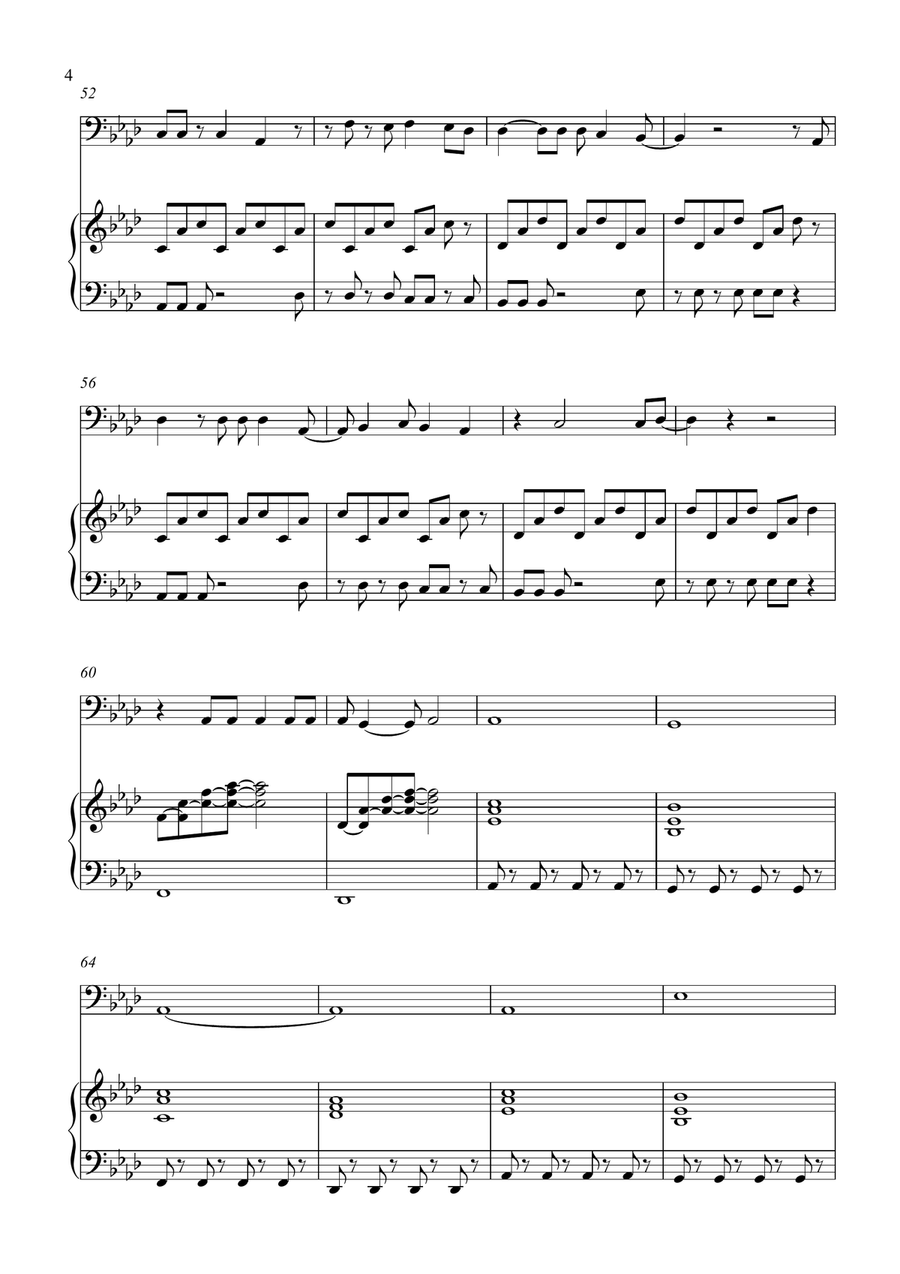Take On Me Take On Me Piano scores gallery preview page 4