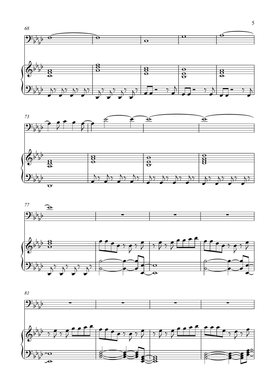 Take On Me Take On Me Piano scores gallery preview page 5