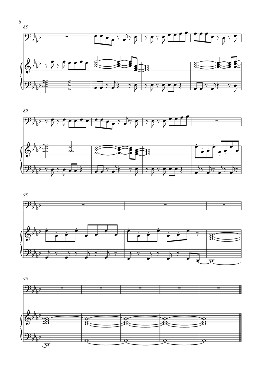 Take On Me Take On Me Piano scores gallery preview page 6
