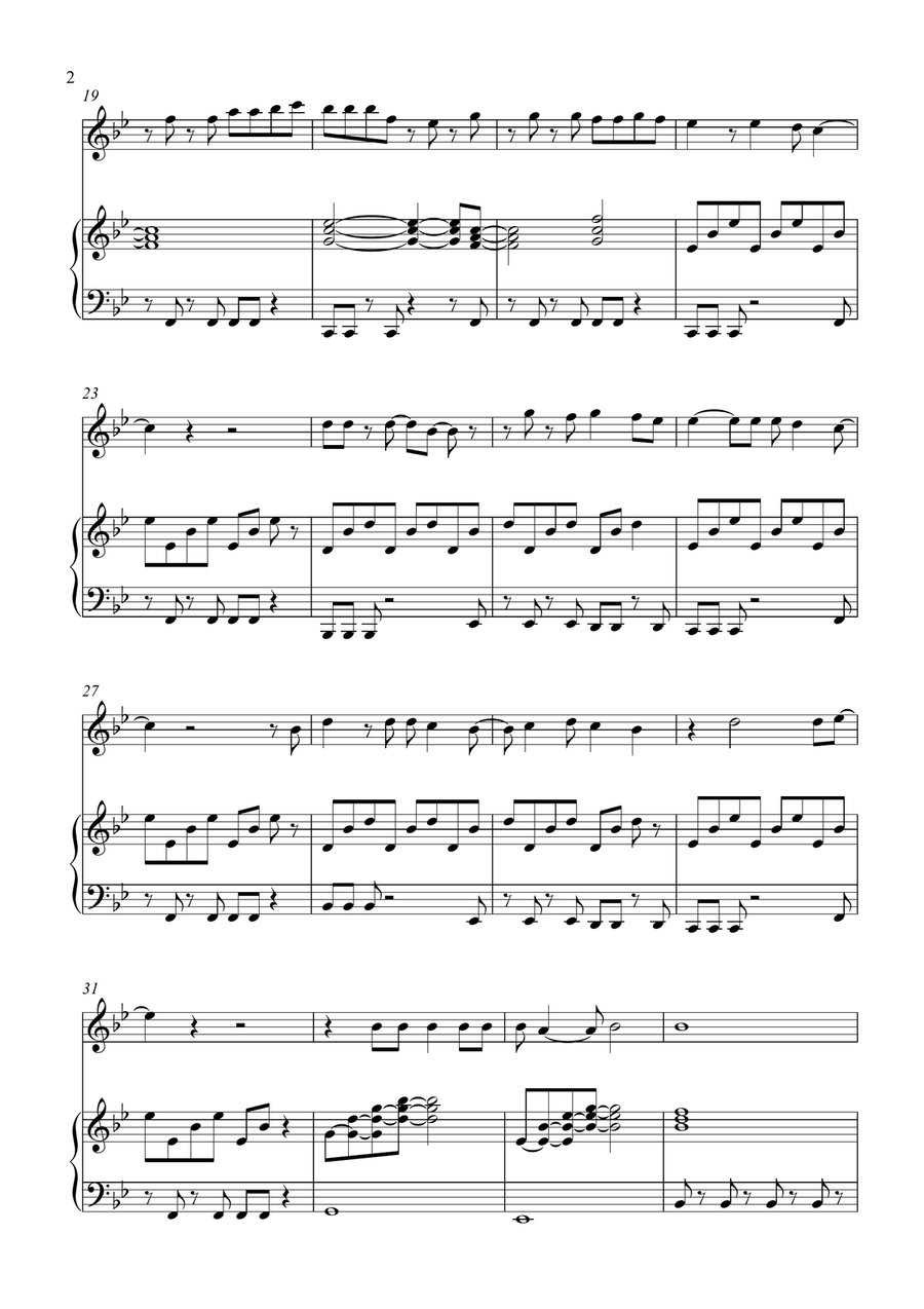 Take On Me Take On Me Flute Solo scores gallery preview page 2