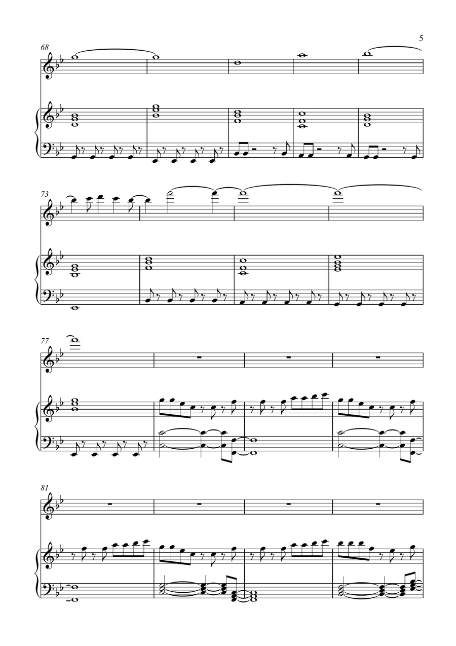 Take On Me Take On Me Flute Solo scores gallery preview page 5