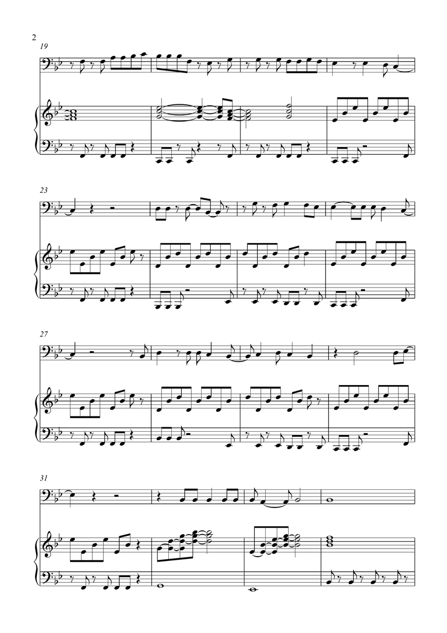Take On Me Take On Me Piano scores gallery preview page 2