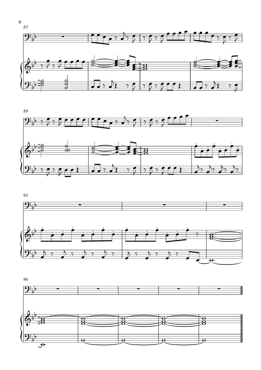 Take On Me Take On Me Piano scores gallery preview page 6