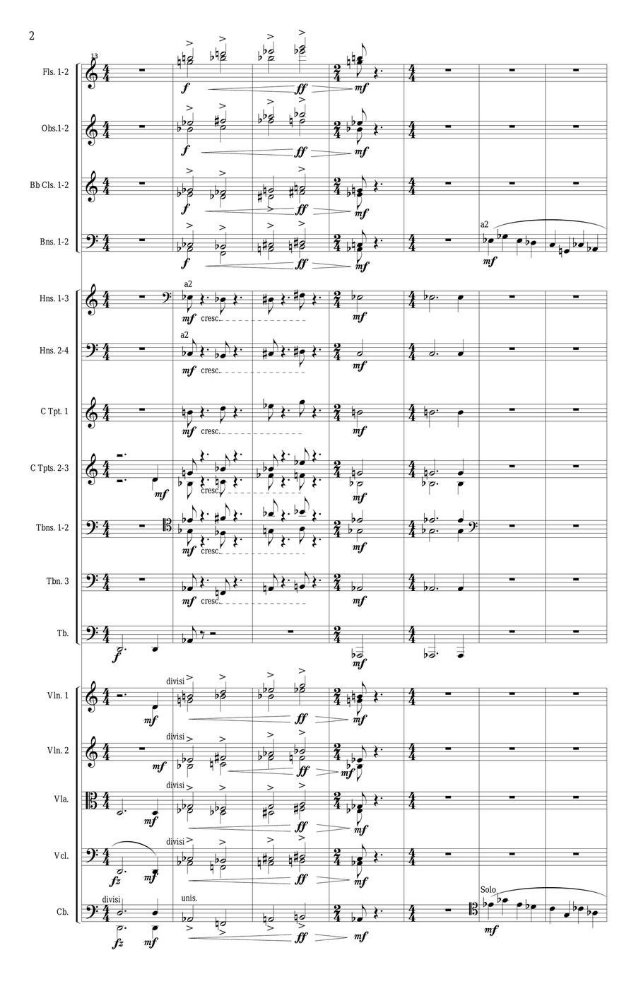 Tamanar for Orchestra Tamanar for Orchestra Full Orchestra scores gallery preview page 3