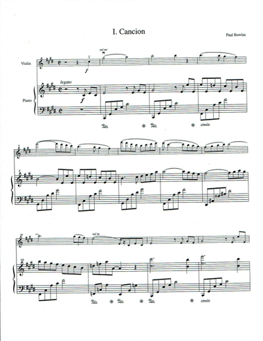 Sonata for Violin and Piano