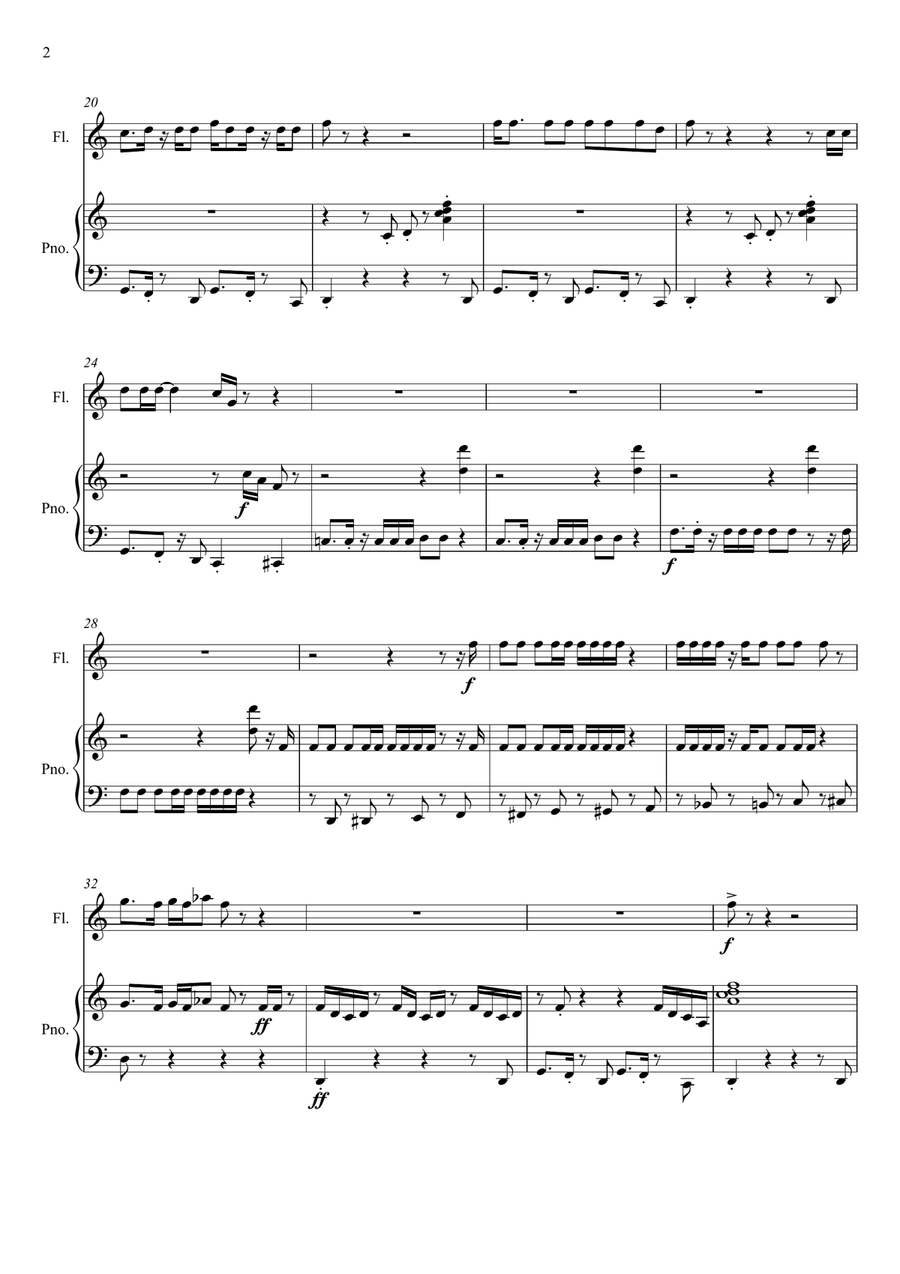 Uptown Funk Uptown Funk Flute Solo scores gallery preview page 2