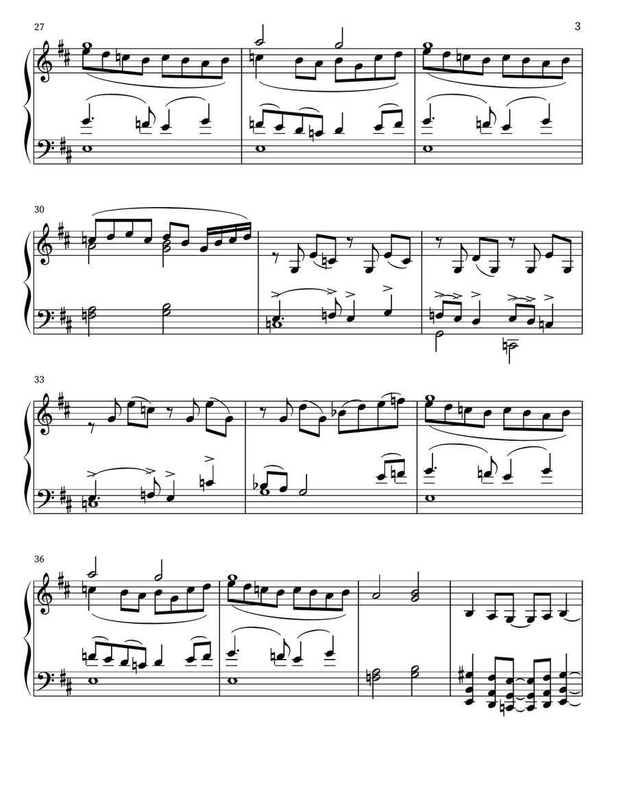 Carpe Diem! Carpe Diem! Piano scores gallery preview page 3