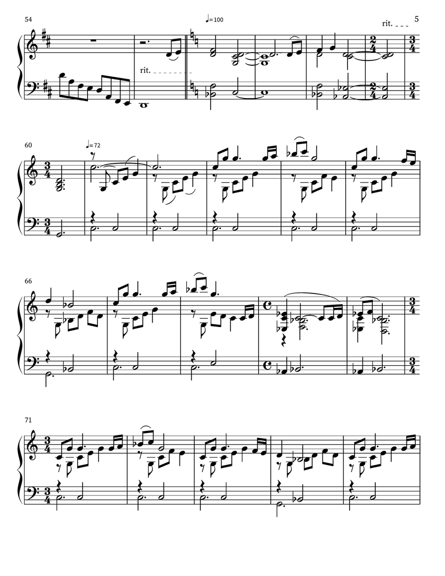 Carpe Diem! Carpe Diem! Piano scores gallery preview page 5