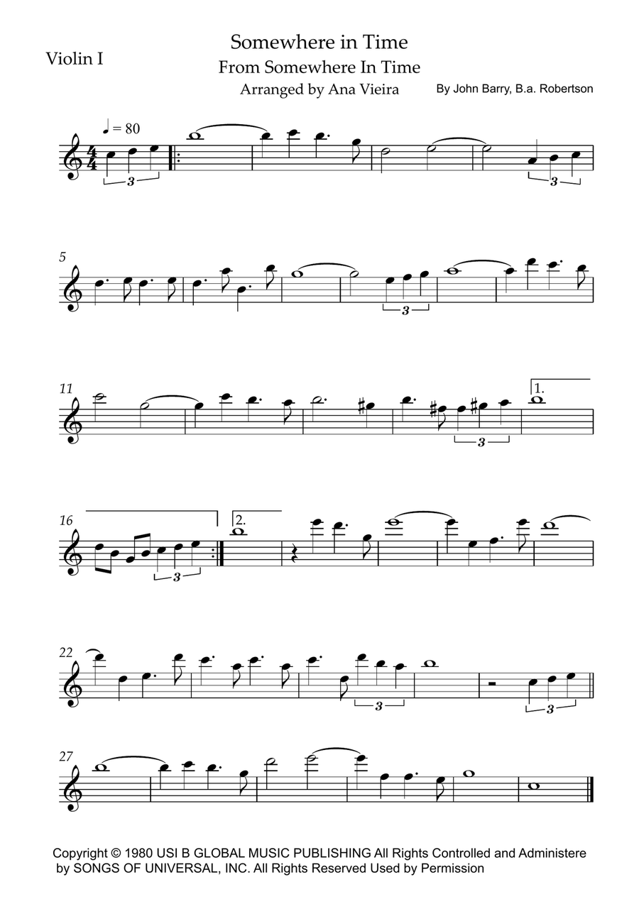 Somewhere In Time String Orchestra scores gallery preview page 4