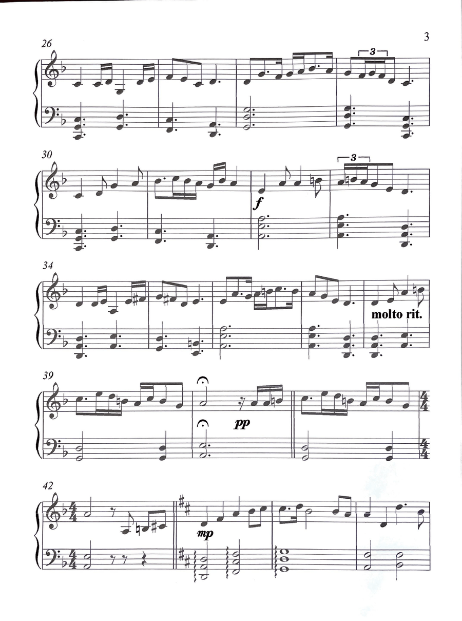 Once There Were Dragons Once There Were Dragons Piano Solo scores gallery preview page 3
