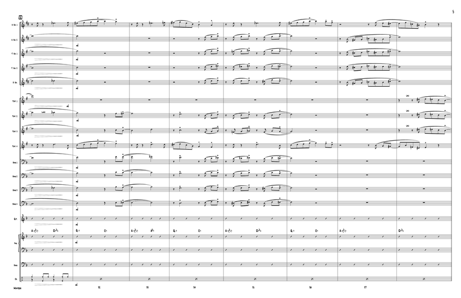 Mayreh - Score Only Jazz Ensemble scores gallery preview page 5