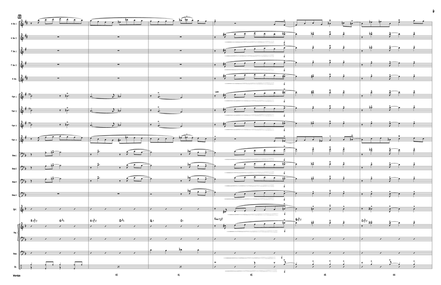 Mayreh - Score Only Jazz Ensemble scores gallery preview page 6