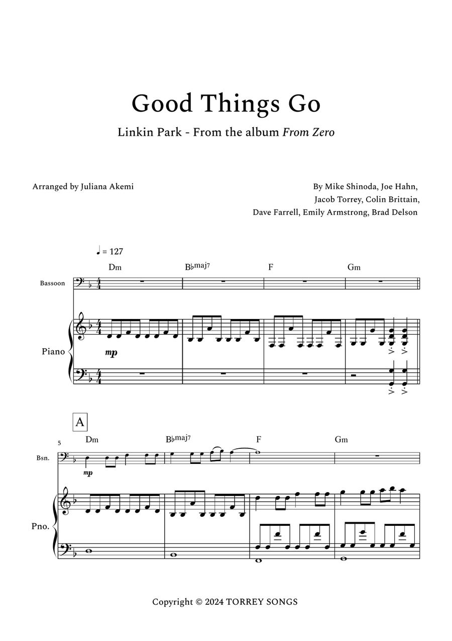 Good Things Go Good Things Go Bassoon scores gallery preview page 1