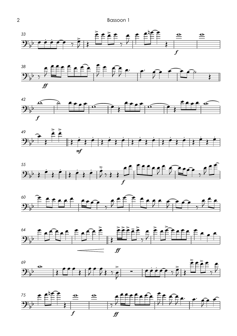 Crocodile Rock Crocodile Rock Bassoon Quartet scores gallery preview page 4