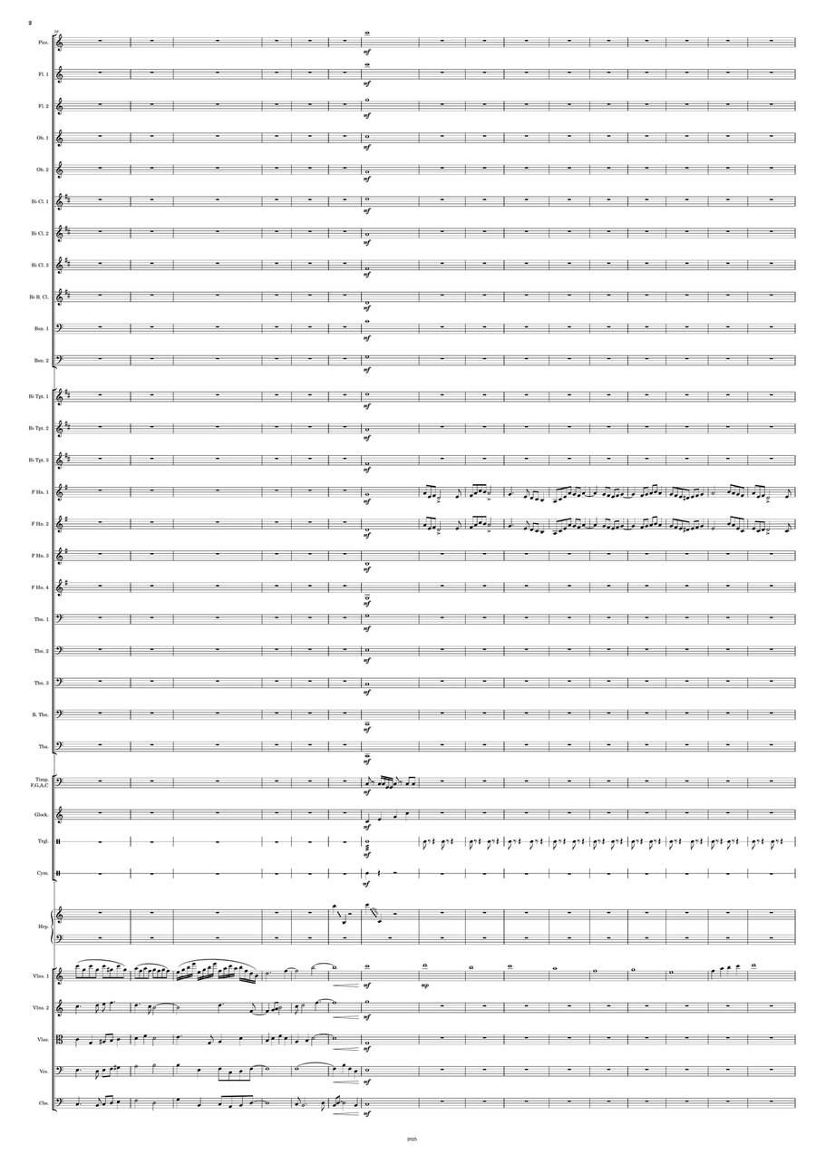 The Celestial Garden The Celestial Garden Full Orchestra scores gallery preview page 2
