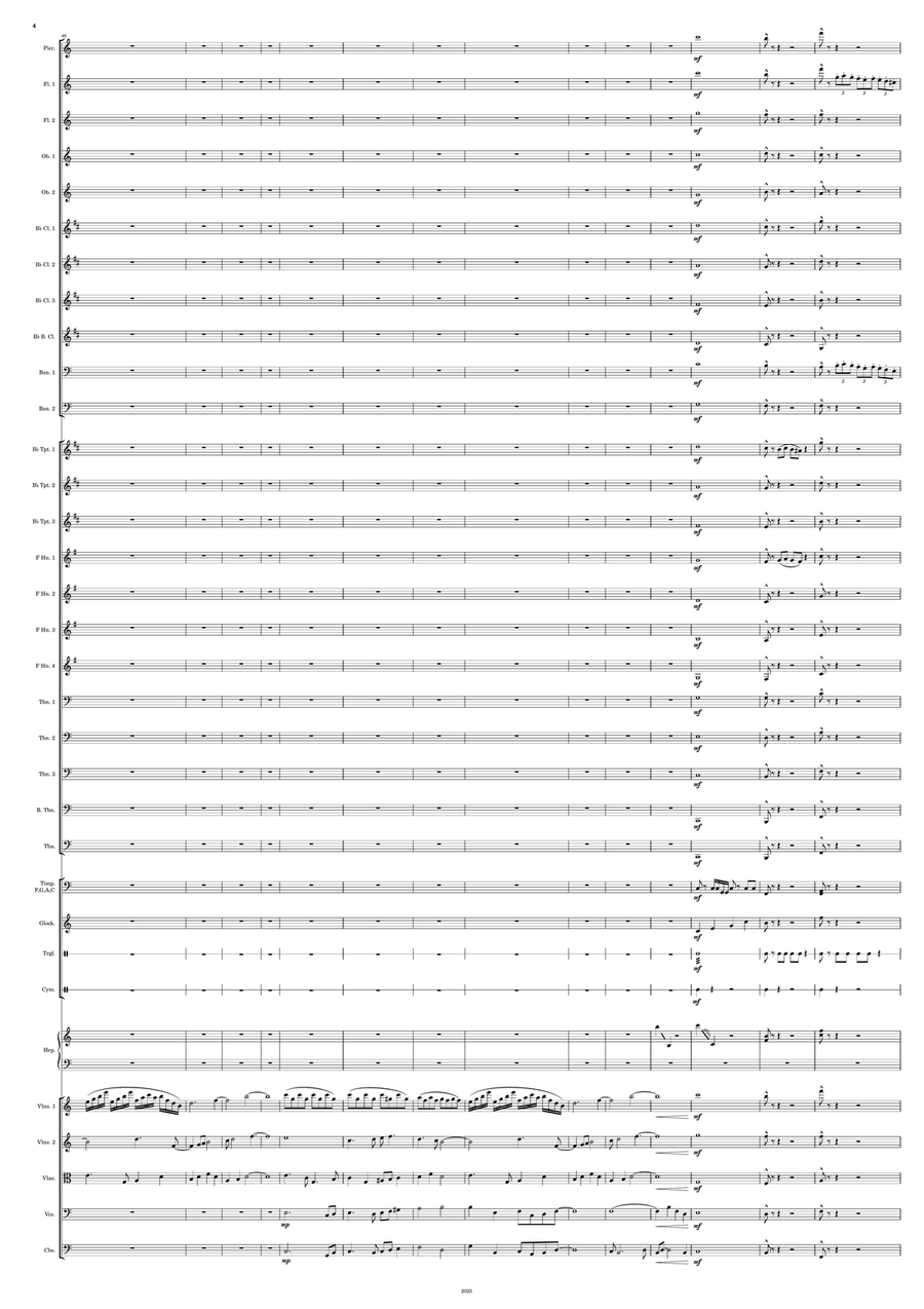 The Celestial Garden The Celestial Garden Full Orchestra scores gallery preview page 4