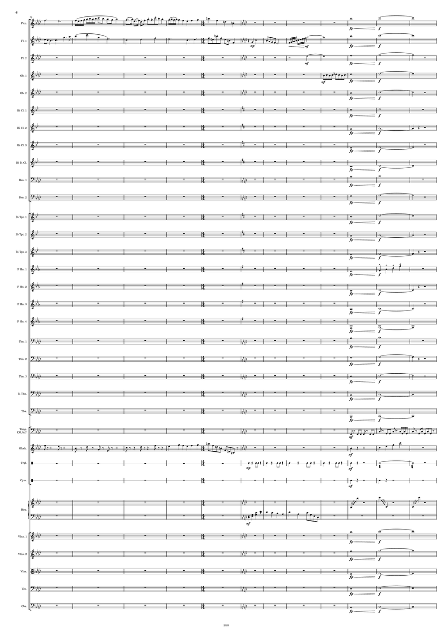 The Celestial Garden The Celestial Garden Full Orchestra scores gallery preview page 6