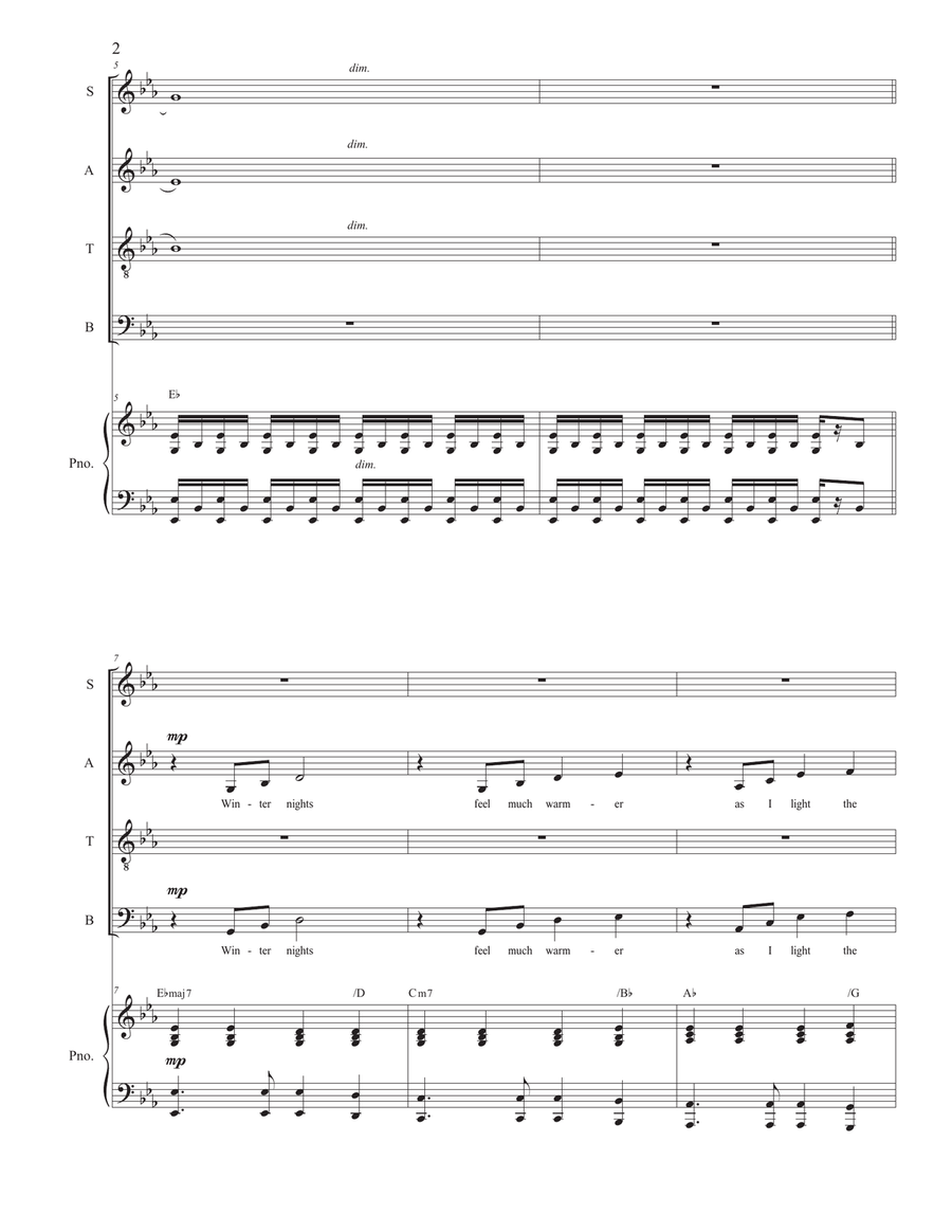 Making the Darkness Bright 4-Part scores gallery preview page 2