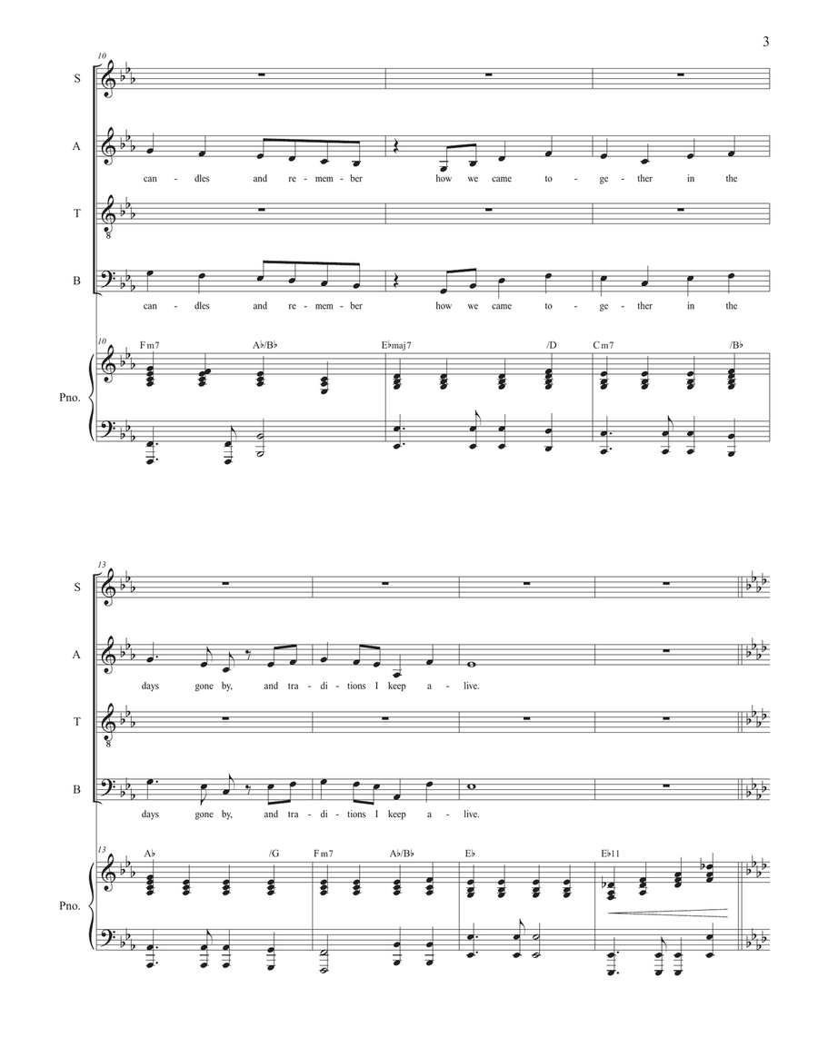 Making the Darkness Bright 4-Part scores gallery preview page 3