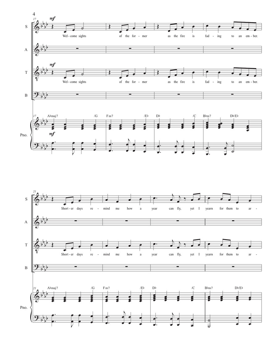 Making the Darkness Bright 4-Part scores gallery preview page 4