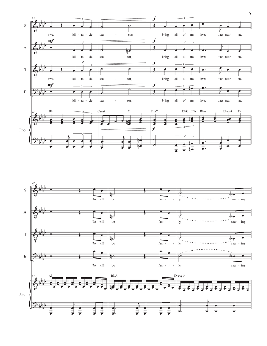 Making the Darkness Bright 4-Part scores gallery preview page 5