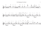 The Washington Post March for Flute Piccolo scores gallery preview page 3