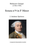Sonata No. 9 in F Minor: I. Andante spiritoso
