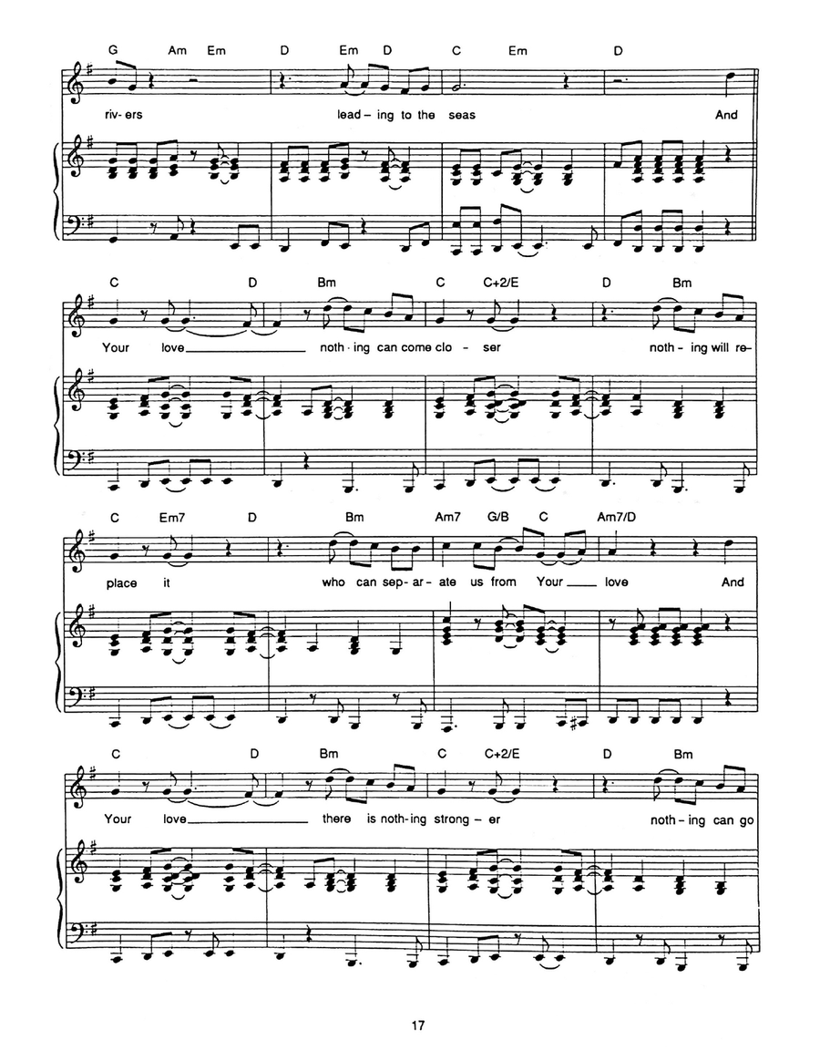 Your Love Your Love Piano, Vocal scores gallery preview page 2